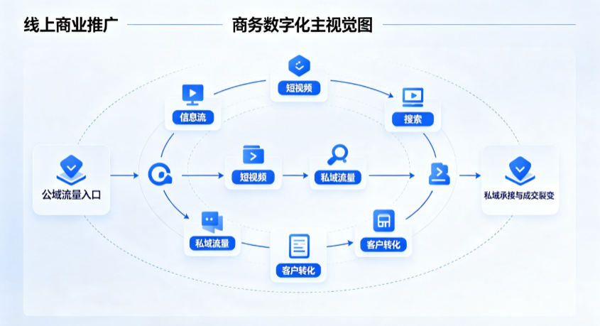 泗水县线上商业推广怎么做？全域流量闭环搭建与低成本转化实战指南